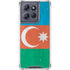 Azerbaijan Flag Distressed Moto G Stylus 5G (2025) Clear Case